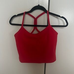 Beyond Yoga Scarlet Strappy Crop Top